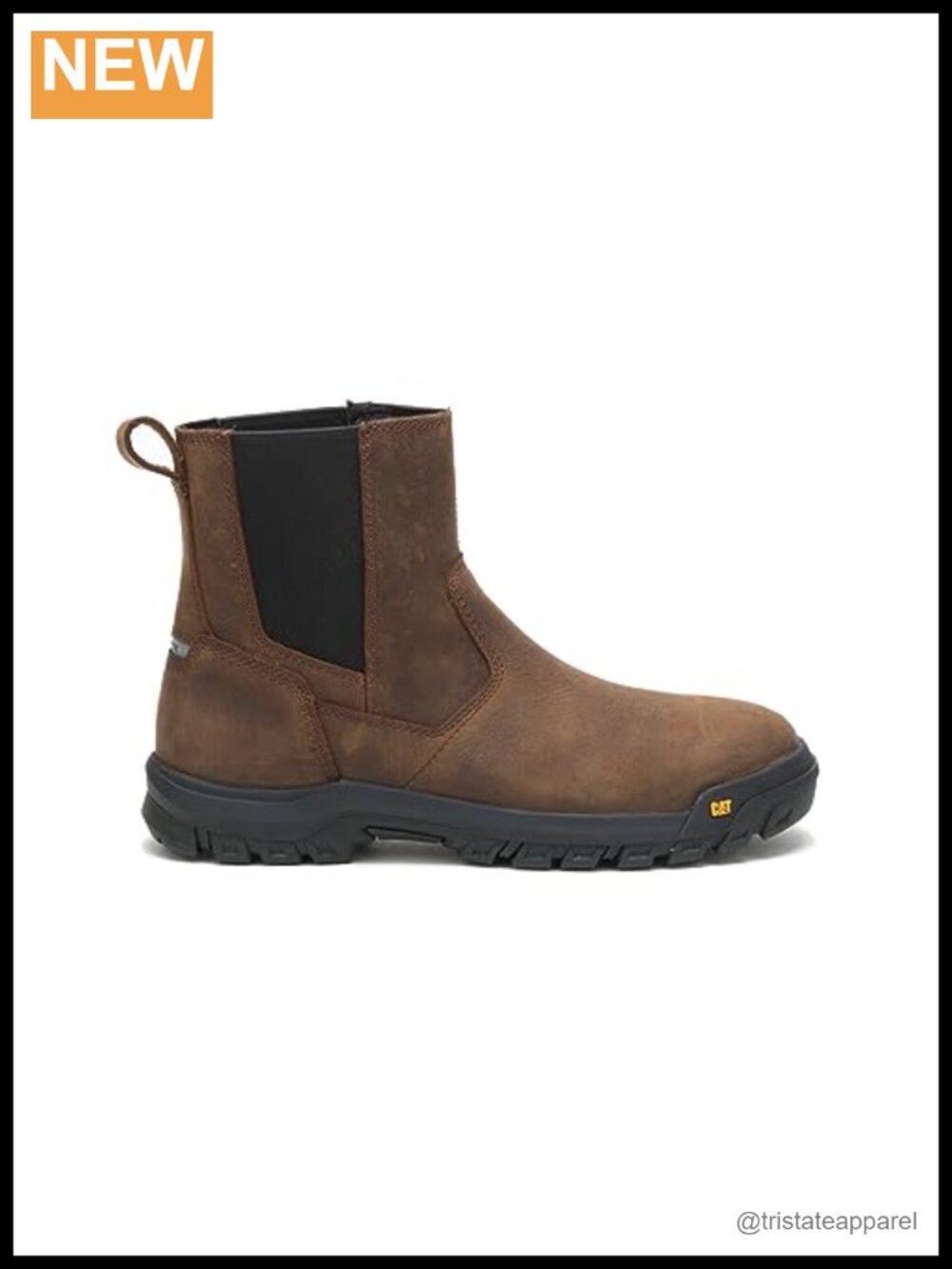 Nubuck Leather Steel Toe Work Boot Men's Mid-Top Industrial